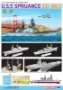 Dragon 7084 U.S.S Spruance DD-963 1/700